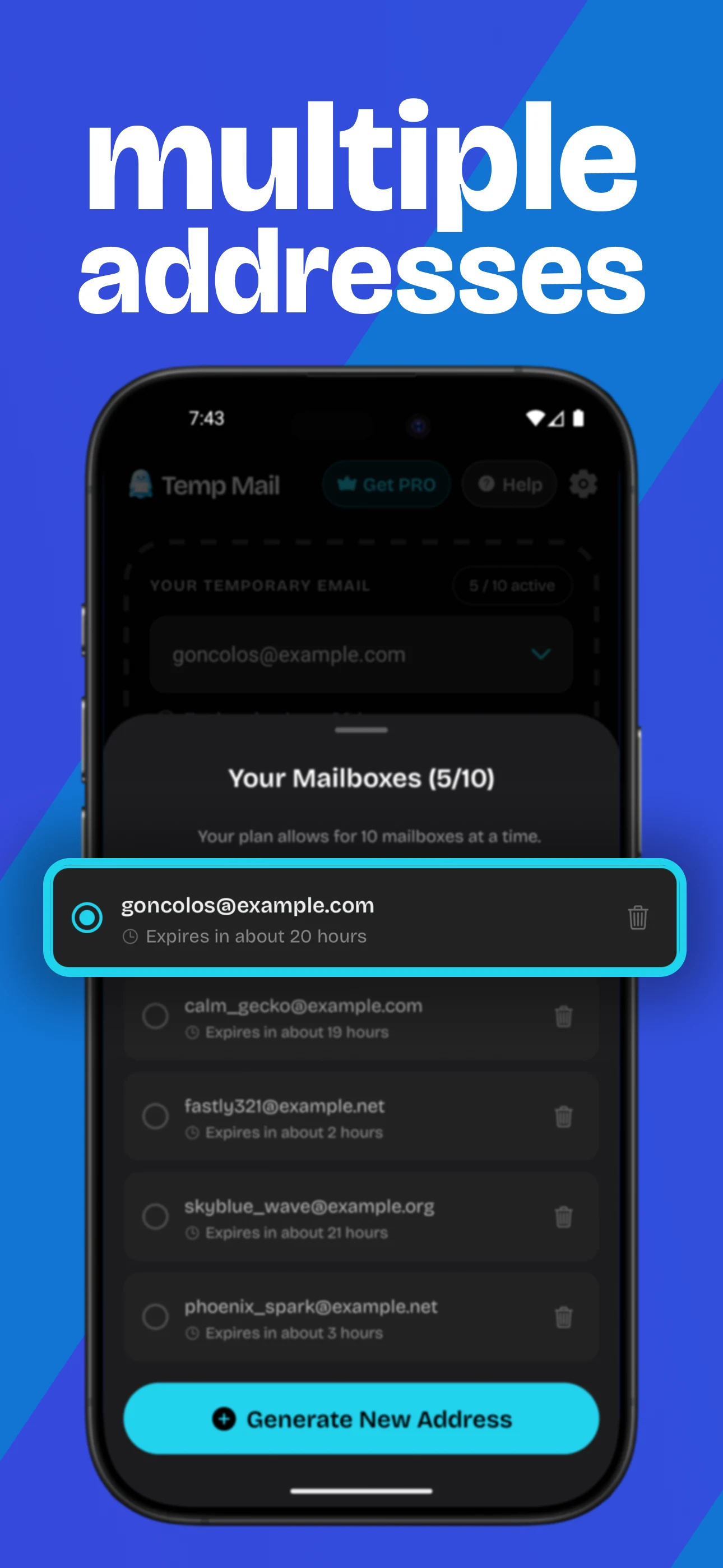 Temp Mail - Temporary Email screenshot